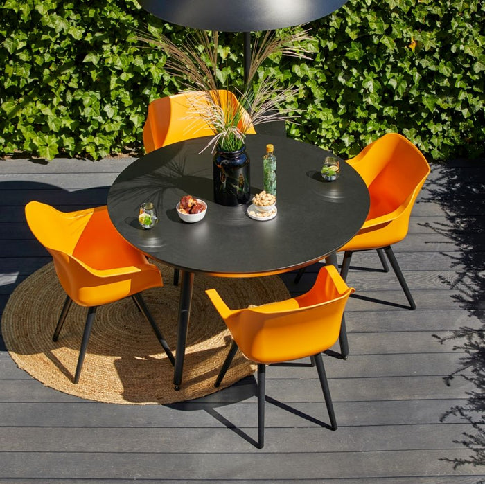 Hartman Sophie Studio HPL Tuintafel Ø 128 cm - Zwart