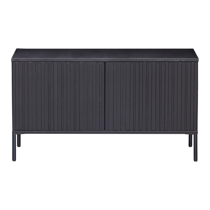 WOOOD New Gravure Tv-meubel B 100 cm - Grenen - Zwart