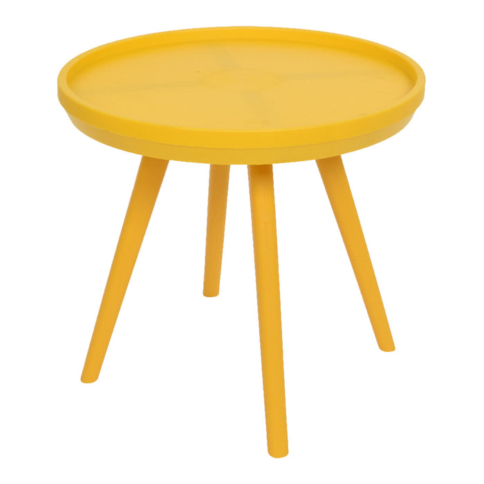 Outdoor living by Decoris Miami Bijzettafel - Geel