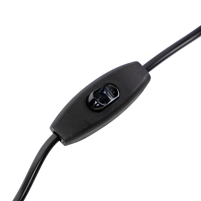 QAZQA Art deco tafellamp brons velours kap groen met goud 50 cm -