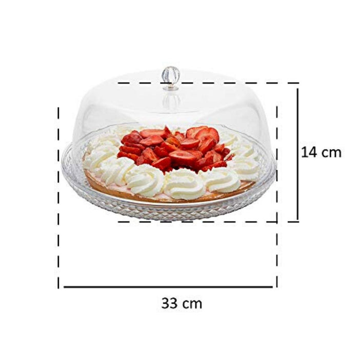 Excellent Houseware Taartplateau met deksel