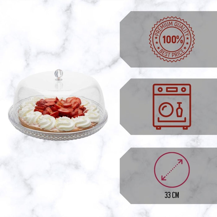 Excellent Houseware Taartplateau met deksel