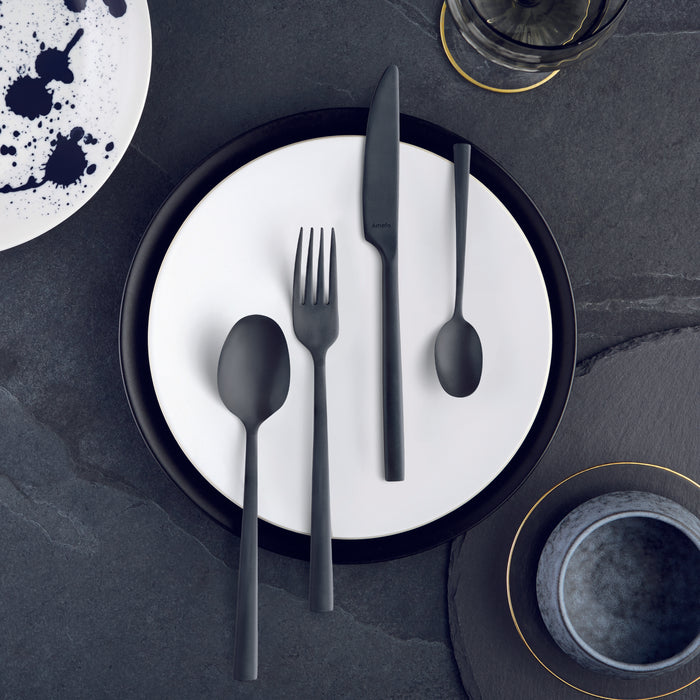 Amefa Manille All You Need Bestekset 42-delig - Satijn Zwart