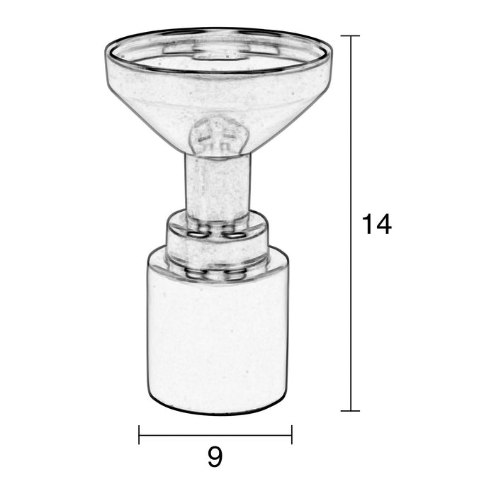 Zuiver Glam Kandelaar - Blauw