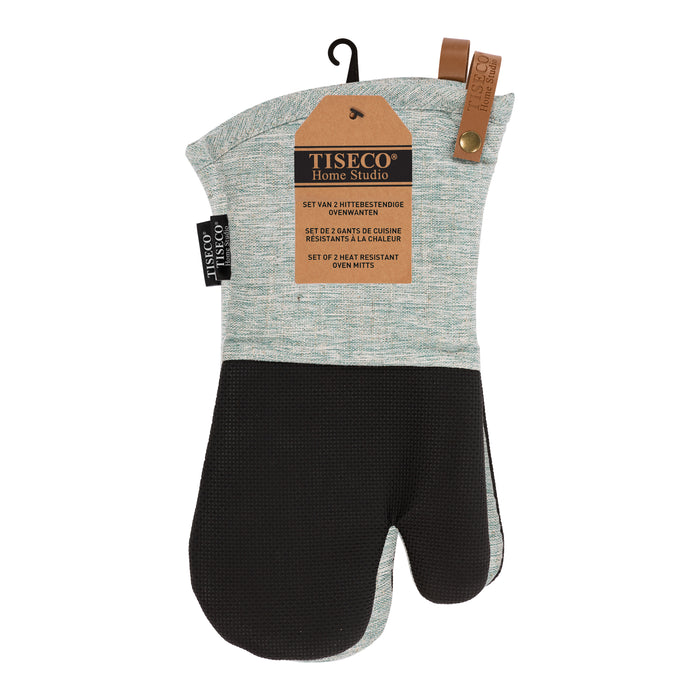 Tiseco Home Studio Hercules Ovenwant Set van 2 - Groen