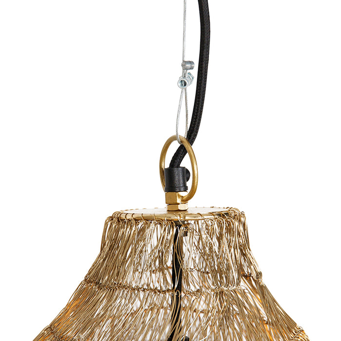 QAZQA Oosterse hanglamp goud 45 cm x 60 cm - Vadi