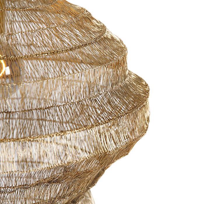 QAZQA Oosterse hanglamp goud 45 cm x 60 cm - Vadi