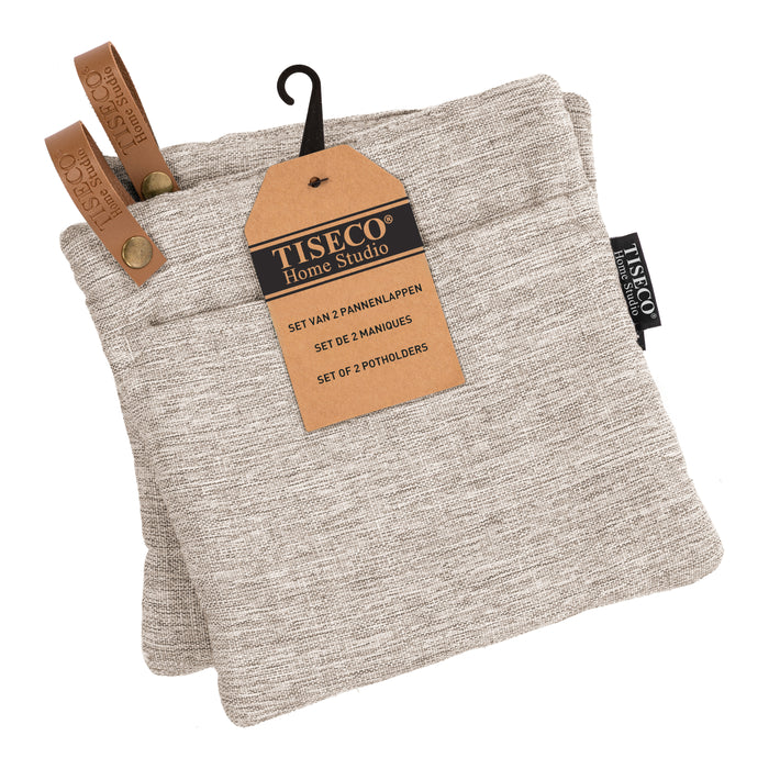 Tiseco Home Studio Hercules Pannenlap 2 st. - Taupe