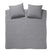 Damai Groove Dekbedovertrek 240 x 200/220 cm - Grijs