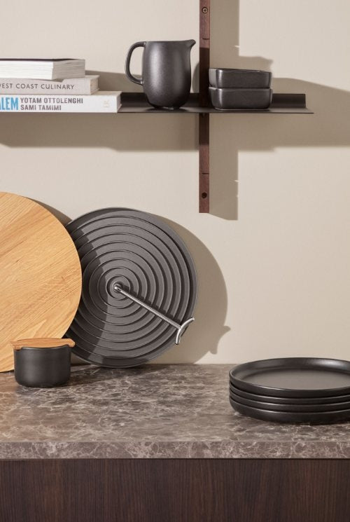 Eva Solo - Afdruiprek, Rond, Inklapbaar, Zwart - Eva Solo