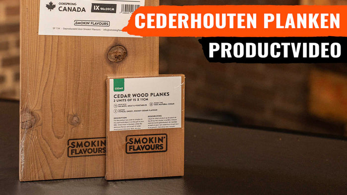 Smokin' Flavours - Cederhouten planken 2 stuks Smokin' Flavours