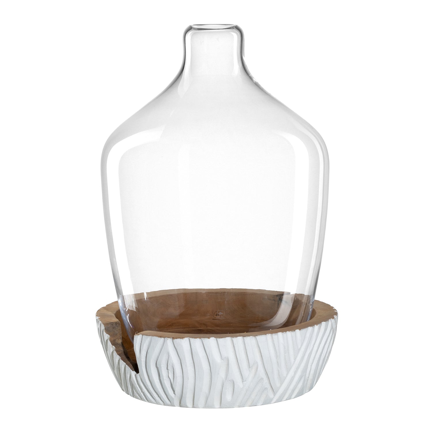 Leonardo Vaas Met Base 30 cm - Wit