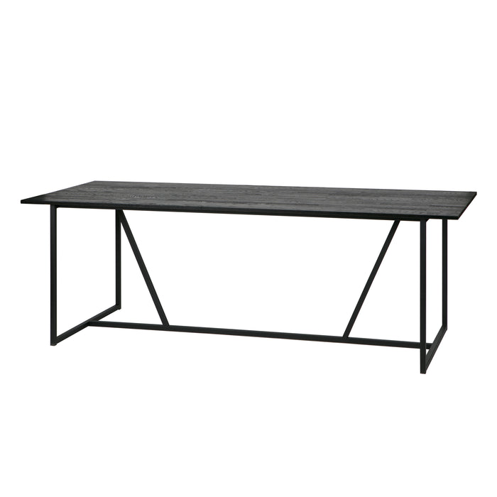 WOOOD Silas Eettafel 220 x 90 cm - Black Night