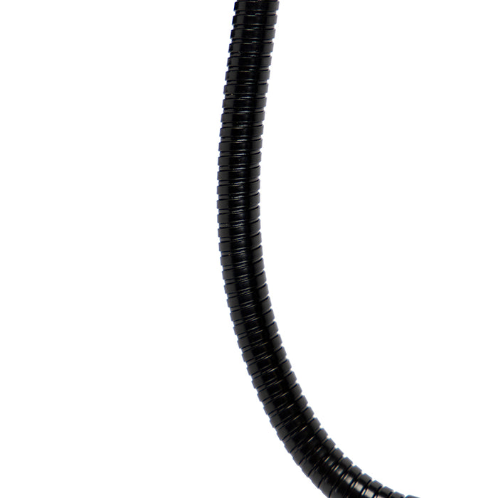 QAZQA Moderne wandlamp zwart met zwarte kap - Brescia