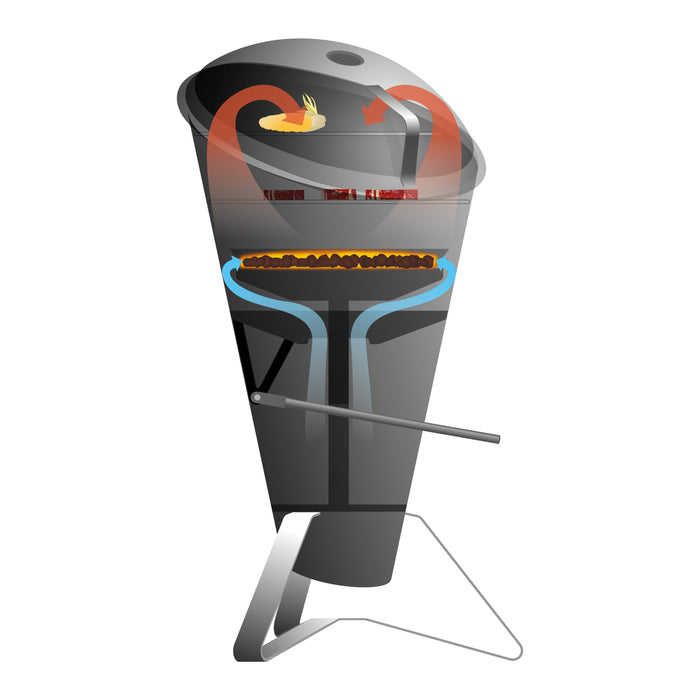 Höfats Cone Houtskoolbarbecue Ø 46 cm