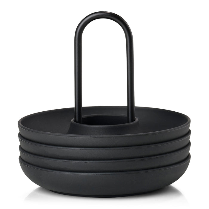 Zone Denmark Singles Eierdop met Houder 4 st. - Zwart