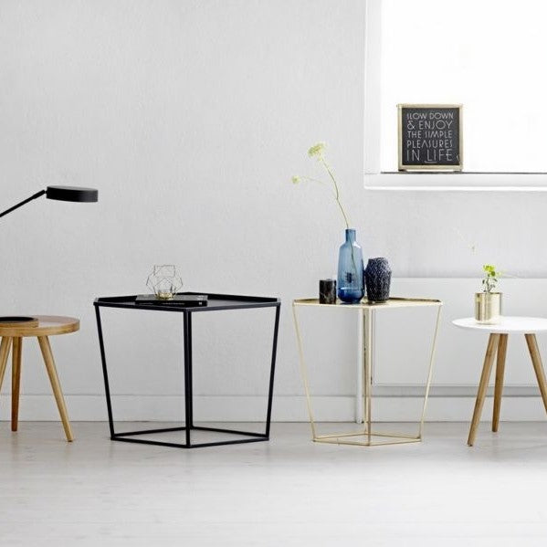 Bloomingville Cappuccino Bijzettafel Set van 2 - Wit