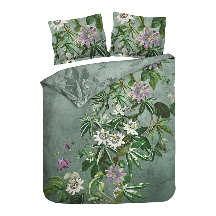 Heckett & Lane Bertil Dekbedovertrek 200TC x 200TC/220 cm - Laurel Green