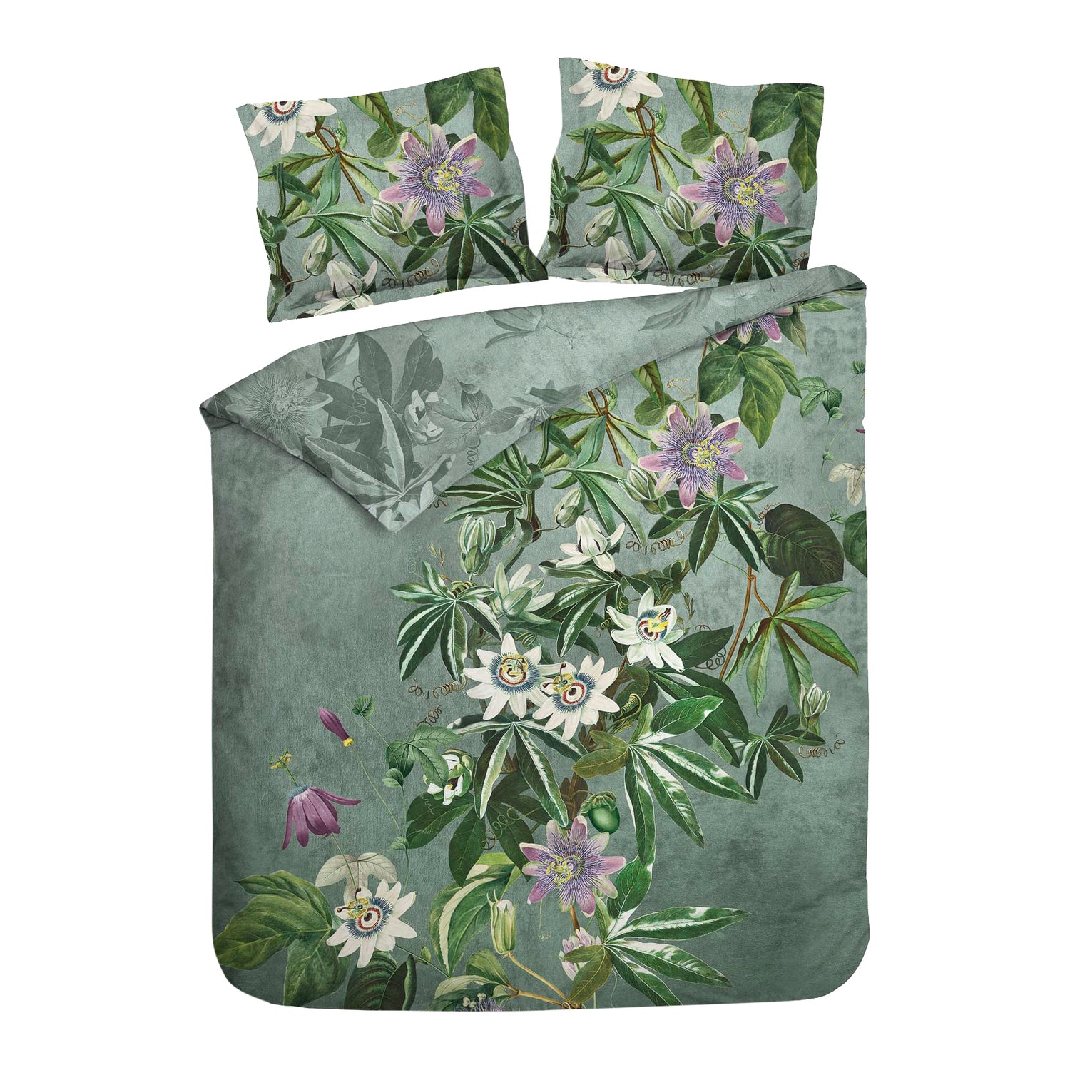 Heckett & Lane Bertil Dekbedovertrek 200TC x 200TC/220 cm - Laurel Green