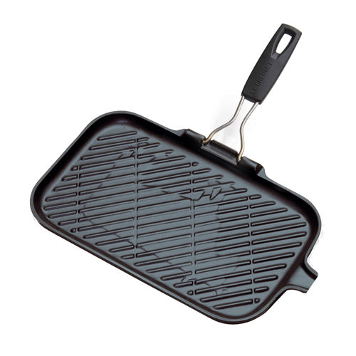Le Creuset Rechthoekige grill met inklapbaar handvat