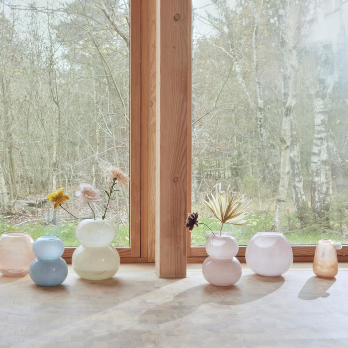 OYOY Lasi Vaas Medium - Rose