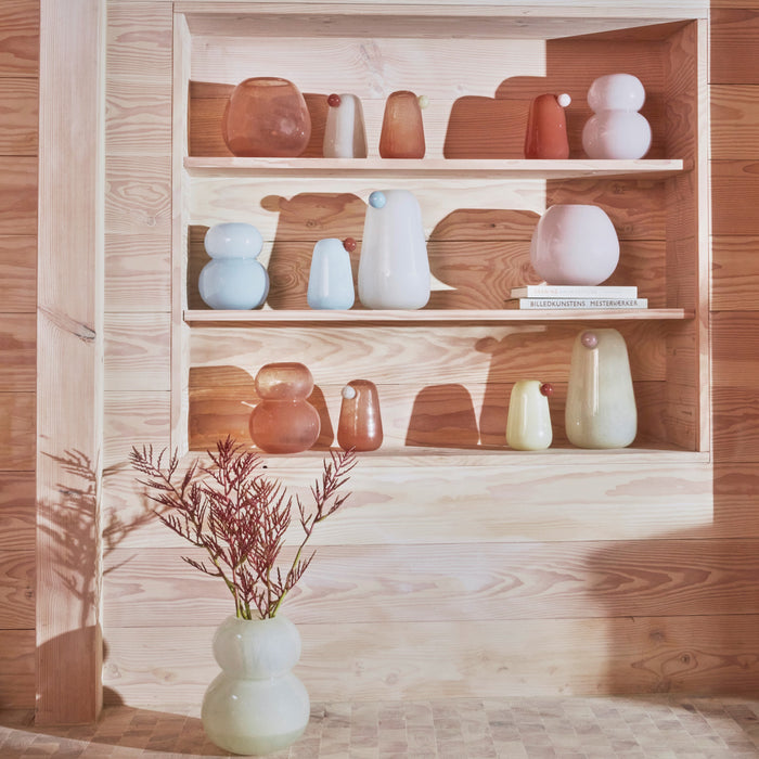 OYOY Lasi Vaas Medium - Rose