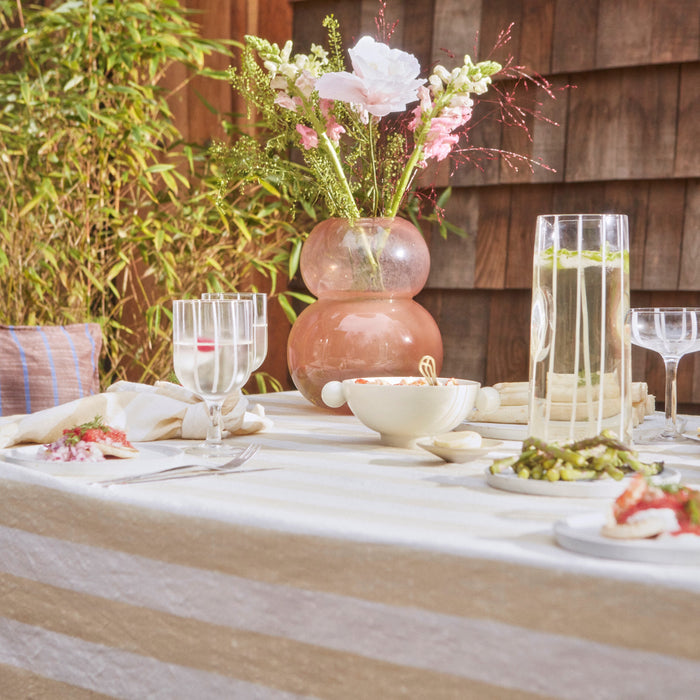 OYOY Lasi Vaas Small - Taupe