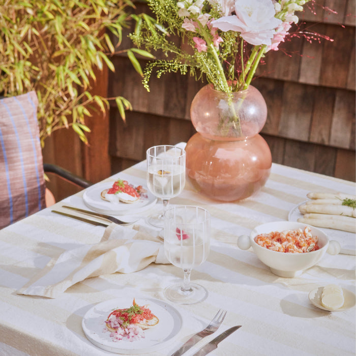 OYOY Lasi Vaas Small - Taupe