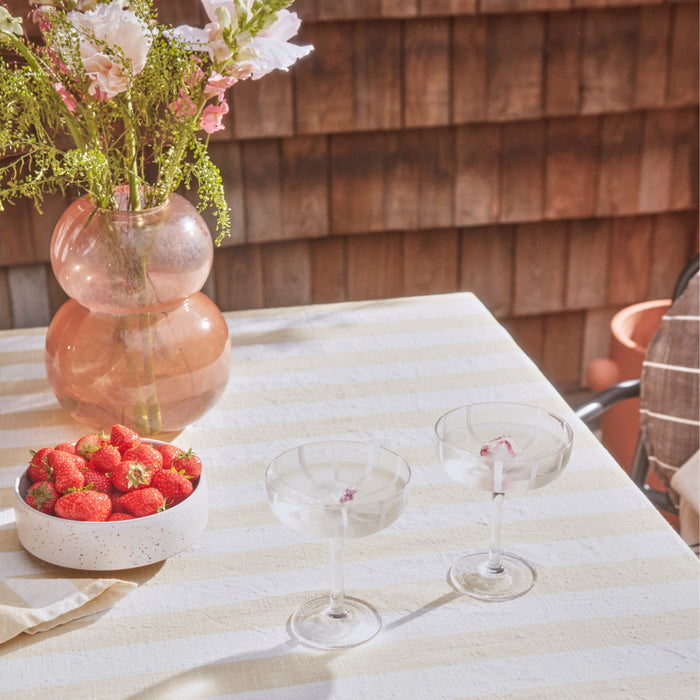 OYOY Lasi Vaas Small - Taupe