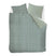 Ambiante Faas Dekbedovertrek 200 x 200/220 cm - Grijs groen