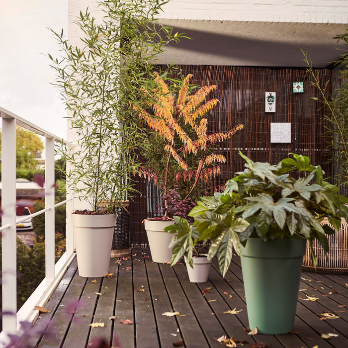 Elho Loft Urban Round High Bloempot 28 cm Grijs