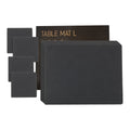 LIND DNA Nupo Square Placemats 4 st. + Onderzetters 4 st. - Anthracite