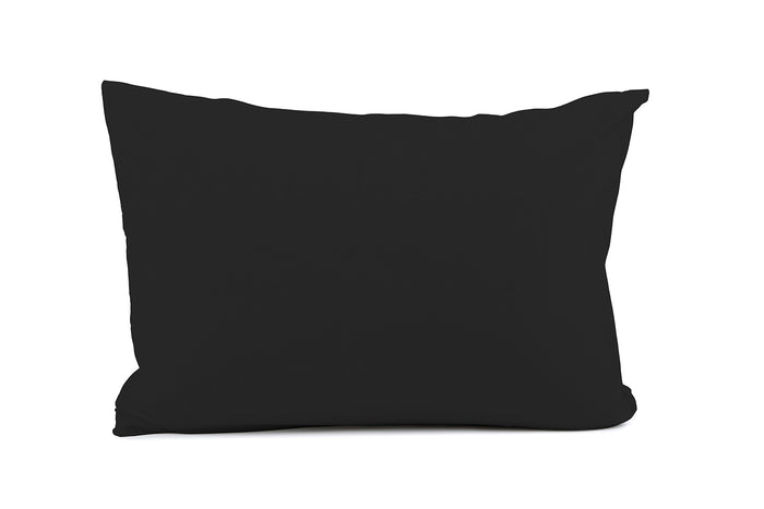 Elegance Kussensloop Hotelsluiting Percal Katoen zwart