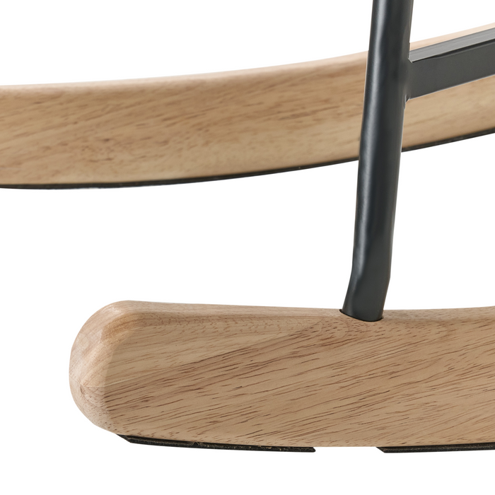 Beliani - ARRIE - Schommelstoel - Geel - Polyester