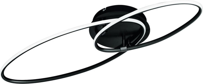 Plafonniere Trio Leuchten Avus - Zwart