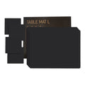 LIND DNA Nupo Square Placemats 4 st. + Onderzetters 4 st. - Black