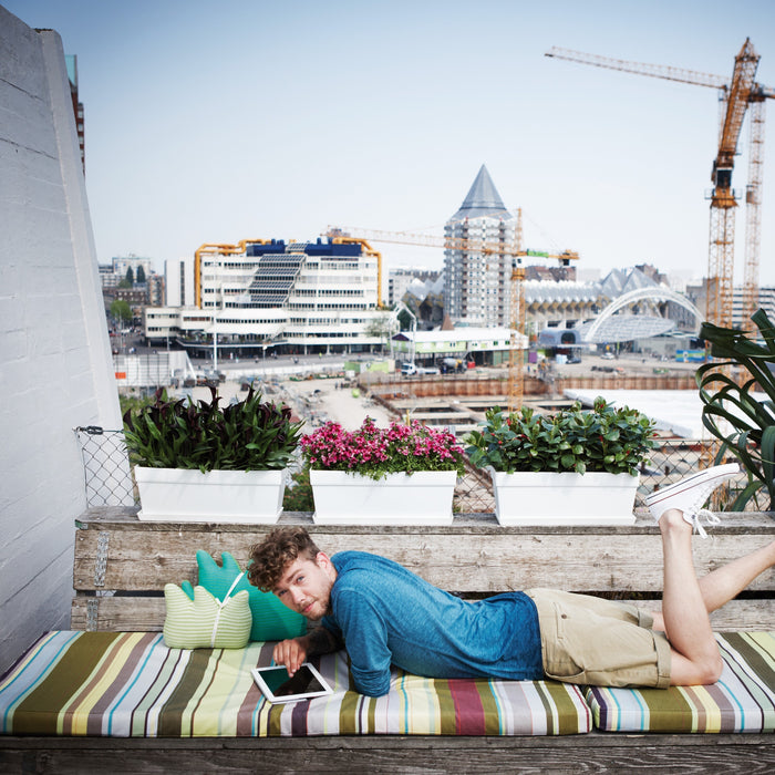 Elho Loft Urban Balkonbak 50 cm Bruin