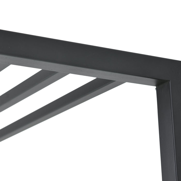 LOFT42 Bergamo Kapstok - Zwart – Metaal – 4 haken