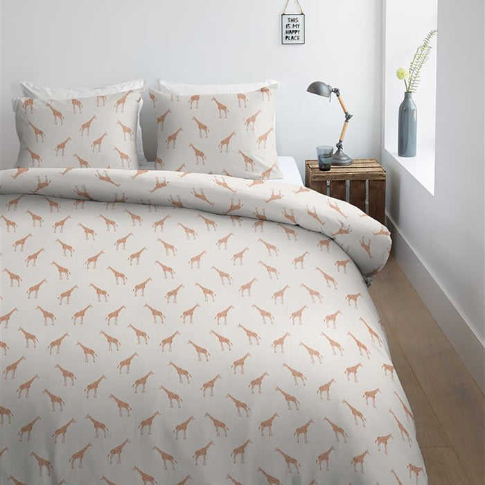 Ambiante Giraffa Dekbedovertrek 140 x 200/220 cm - Zand