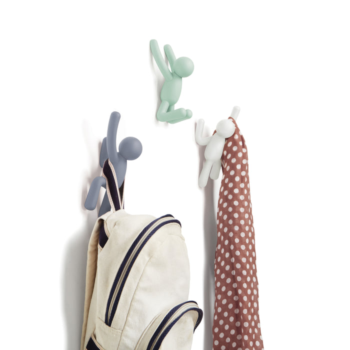 Umbra Buddy Kapstokhaken - Set van 3 - Multicolor