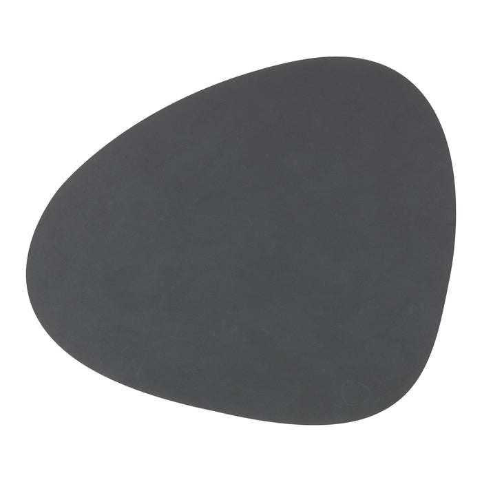 LIND DNA Nupo Curve Placemats 4 st. + Onderzetters 4 st.- Anthracite