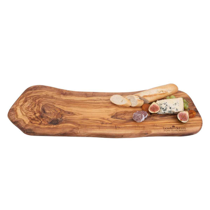 Bowls and Dishes Pure Olive Wood Tapasplank 60 x 70 cm