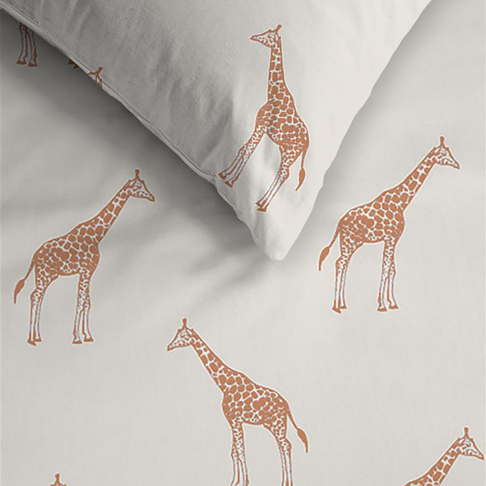 Ambiante Giraffa Dekbedovertrek 240 x 200/220 cm - Zand