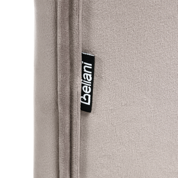 Beliani - VELVA - Eetkamerstoel set van 2 - Grijs - Fluweel