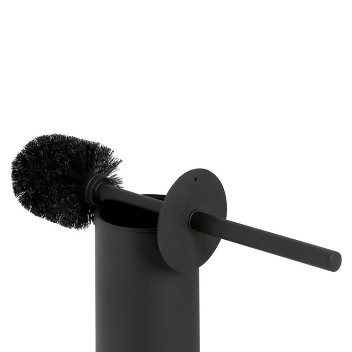 Tiger Noon Toiletaccessoireset - Toiletborstel met Houder - Toiletrolhouder zonder Klep - Handdoekhaak - Zwart