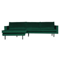 WOOOD Rodeo Chaise Longue Links - Velvet -  Green Forest