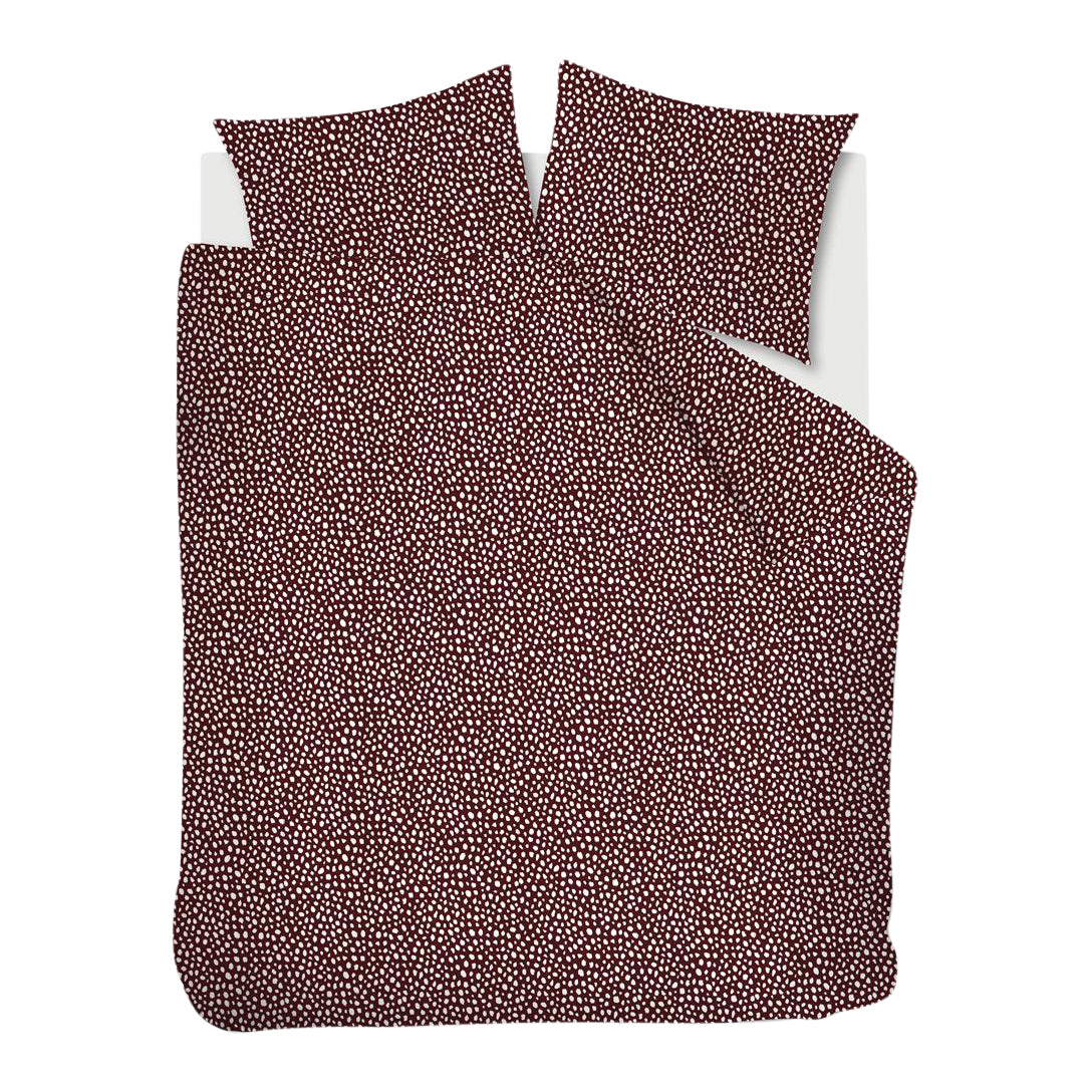 Ambiante Harley Dekbedovertrek 240 x 200/220 cm - Donkerrood