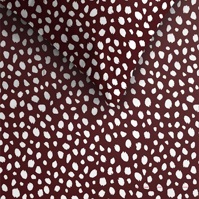 Ambiante Harley Dekbedovertrek 240 x 200/220 cm - Donkerrood