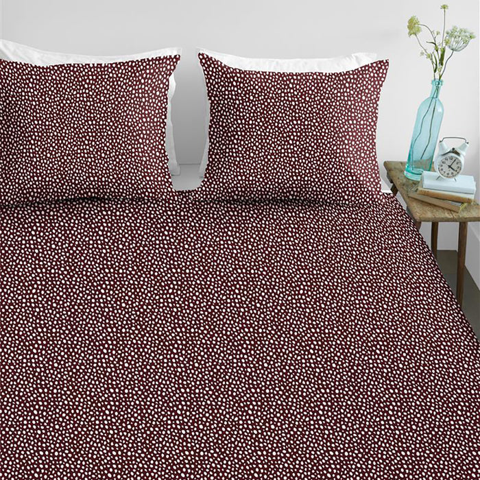 Ambiante Harley Dekbedovertrek 240 x 200/220 cm - Donkerrood