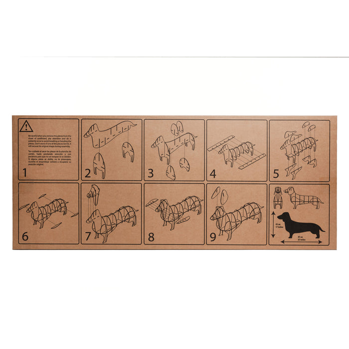 Milimetrdado - Teckel van Karton - Decoratief opbergrek